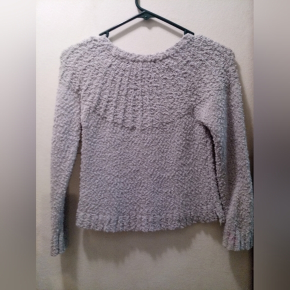 Wonder Nation’s Mix Yarn Stitch Pullover Sweater Gray - Picture 3 of 5